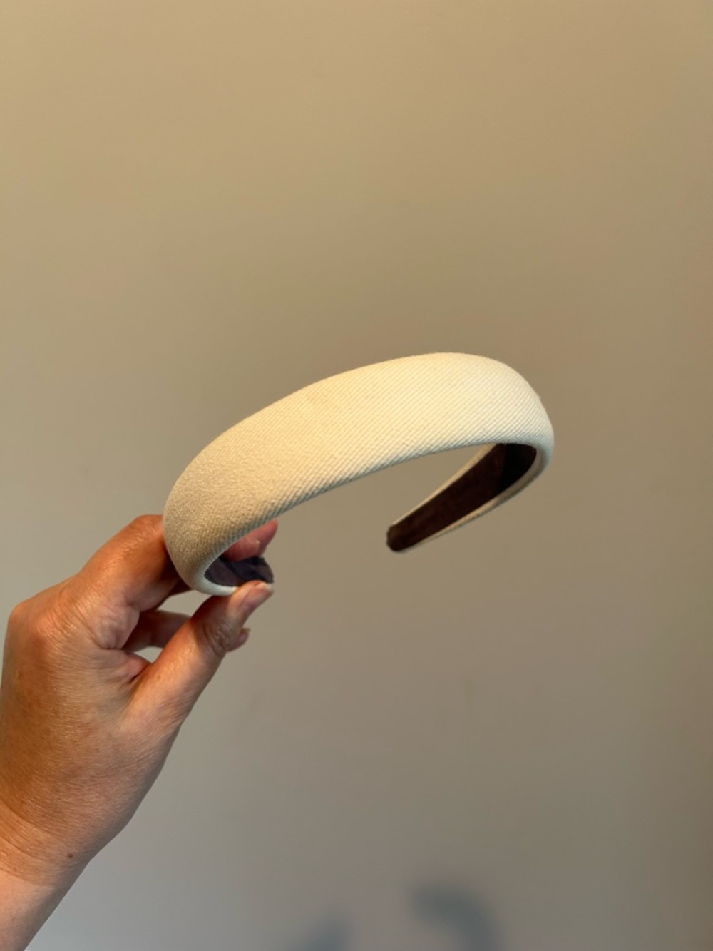 Cream Padded Headband